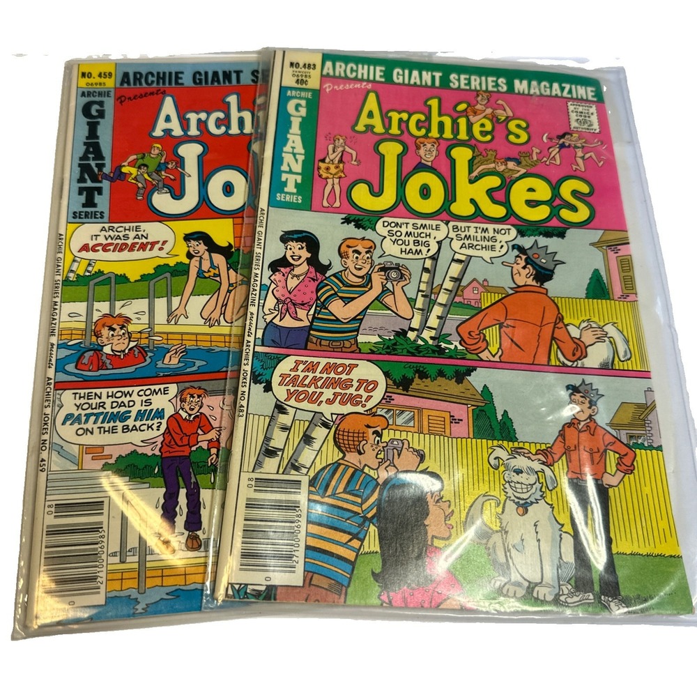 Archie's Joke Book #459 & Archie's Jokes #483 * Archie Giant Series